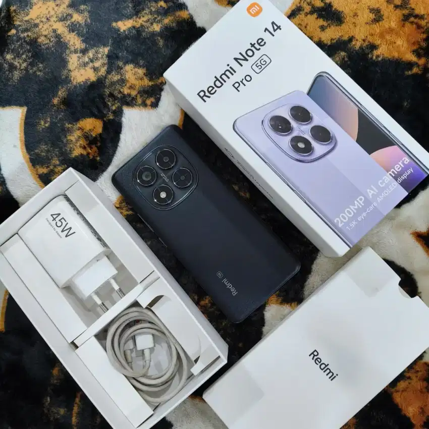 Xiaomi redmi note 14 pro 5G ram 8/256 dua bulanan pake