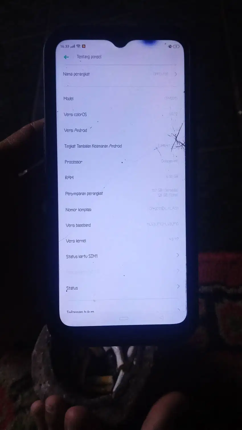 Oppo a31 batangan ram 6 gb