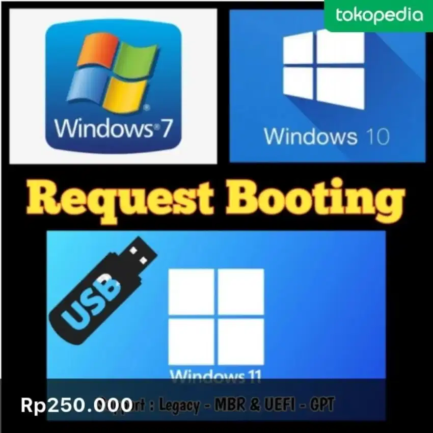 Request Bootable Windows & Recovery Boot
