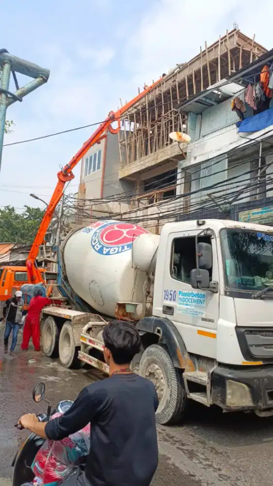 Beton cor ready mix dan pompa cor