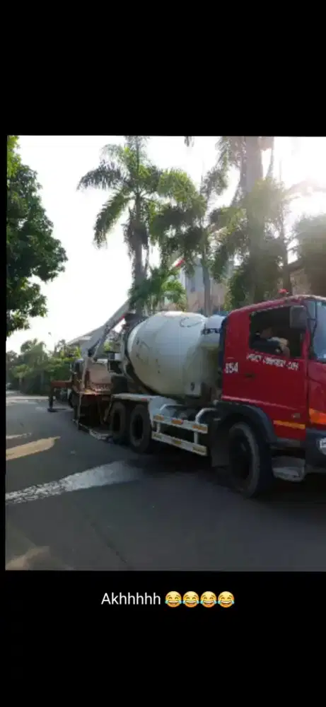 Beton cor readymix dan pompa