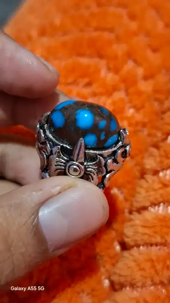 Batu Akik Pirus Mesir Royal Blue