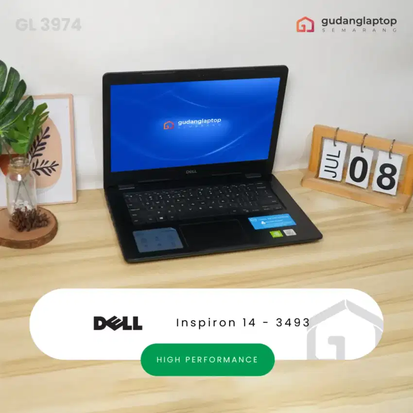 DELL Inspiron 14 - 3493
INTEL Core i7 - 1065G7 8/512 Nvidia MX230