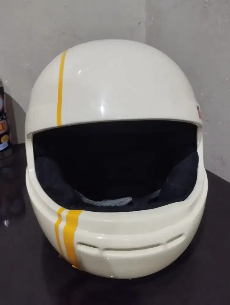 Helm custom White pearl