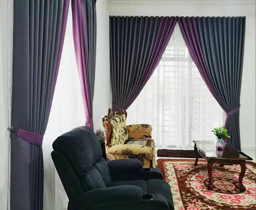 Cod Tirai Gorden Jendela Gordyn Mewah Hordeng Model Terbaru Murah