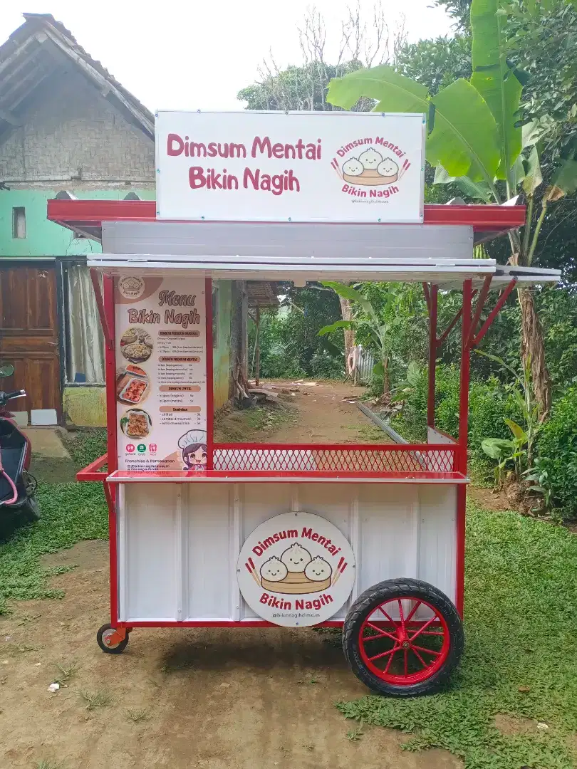 Gerobak dimsum 150 x 60