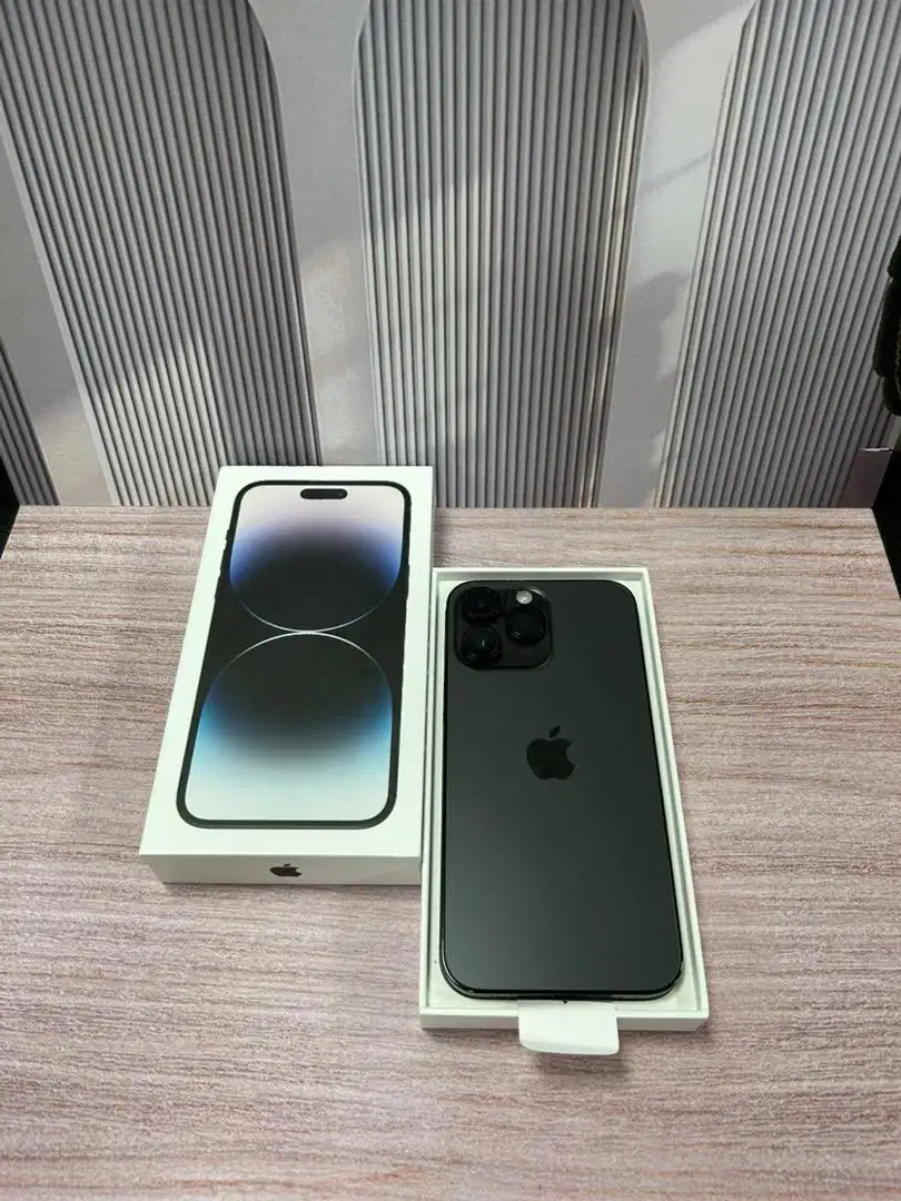 Iphone 14promax 128gb blk fullset resmi
