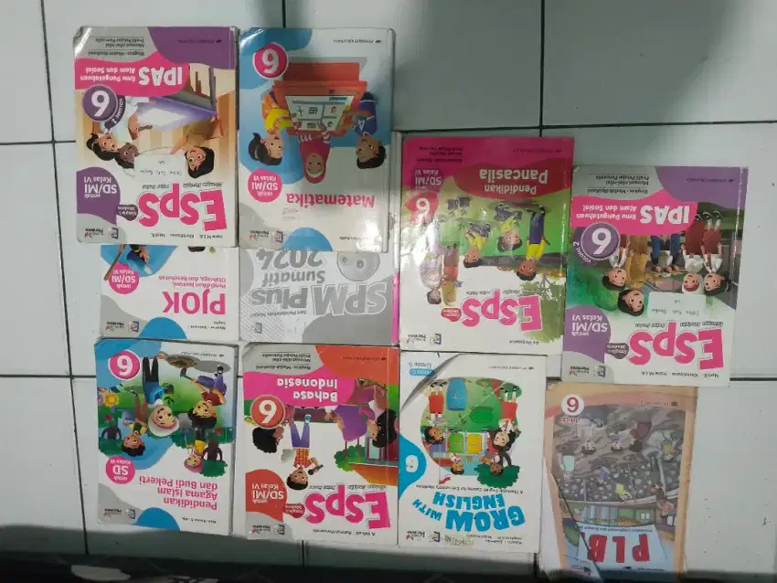 Buku terbitan erlangga kls 6