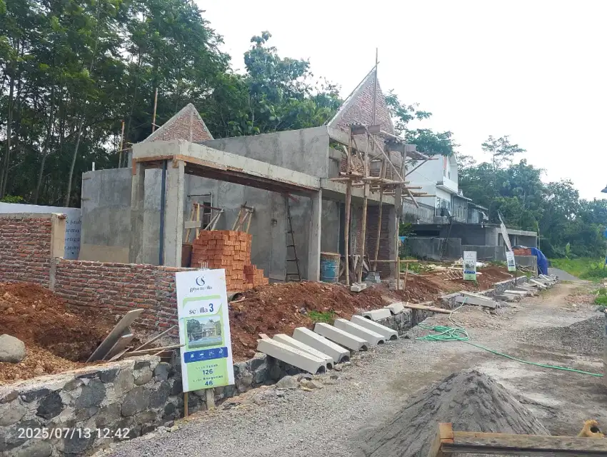 Rumah view sawah ready siap KPR