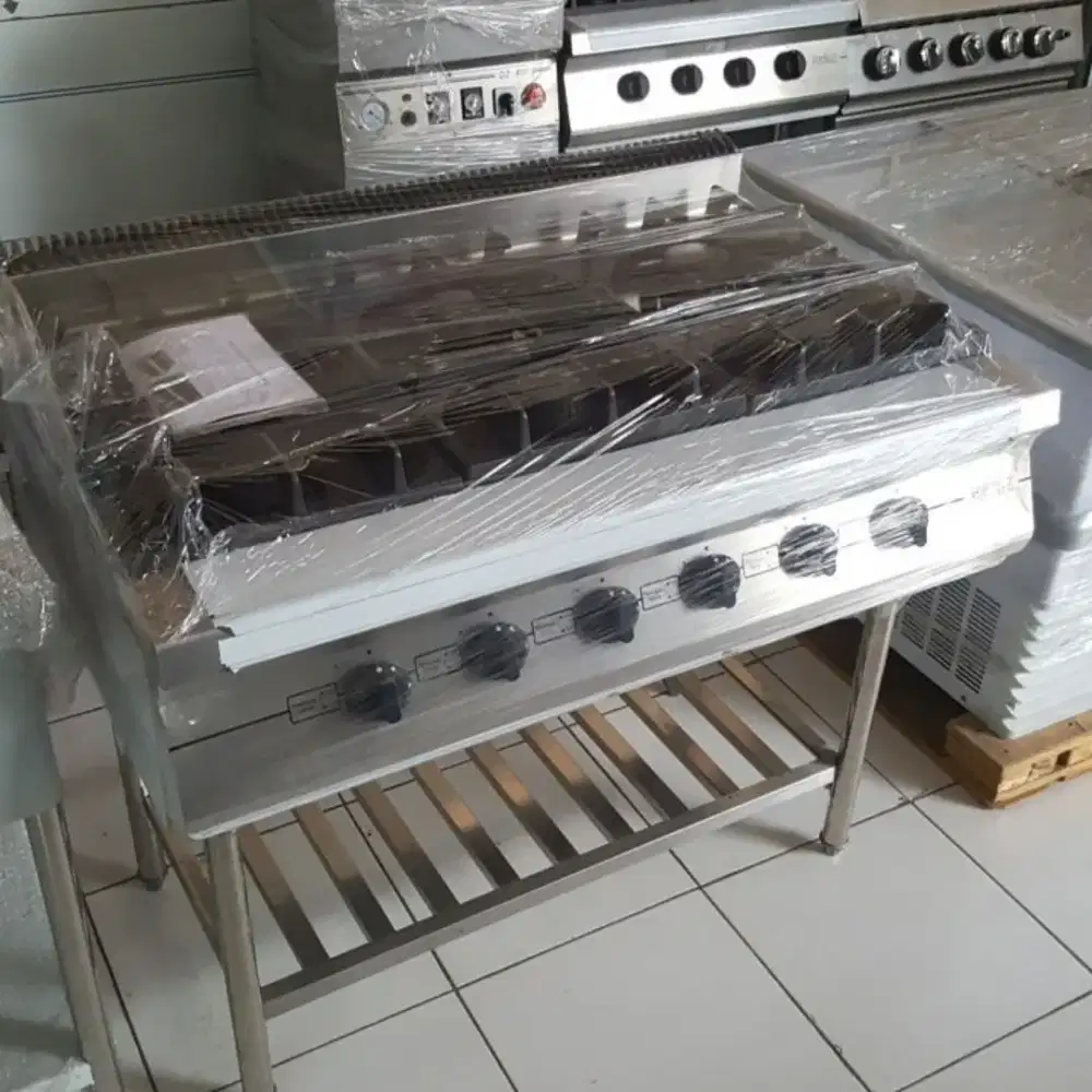 Kompor Gas Open Burner Stand Type RBD 4 dan RBD 6