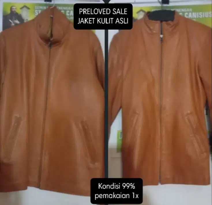 JAKET KULIT ASLI (KULIT DOMBA GARUT)