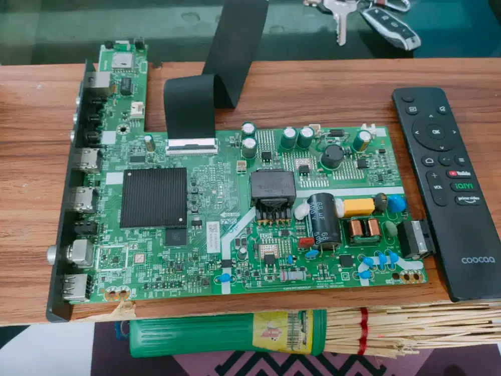 Mesin tv android cooncaa 32 inchi plus remot