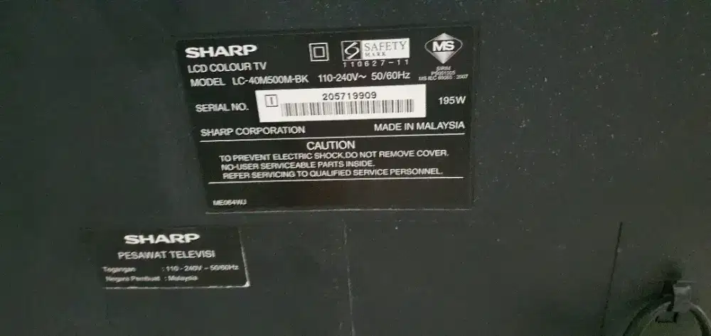 Sharp AQUOS LC-40M500M Sajikan Gambar Full HD