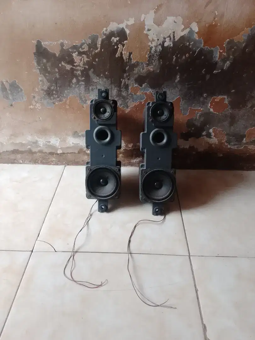 Speaker pasif copotan tv Sharp jadul