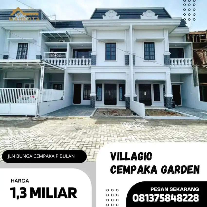VILLAGIO CEMPAKA GARDEN KAMAR TIDUR 3 LOKASI PRIVATE
