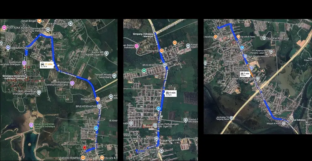Tanah Strategis 850m2 Dekat Unsri Indralaya & Pintu Tol (Cocok Untuk K