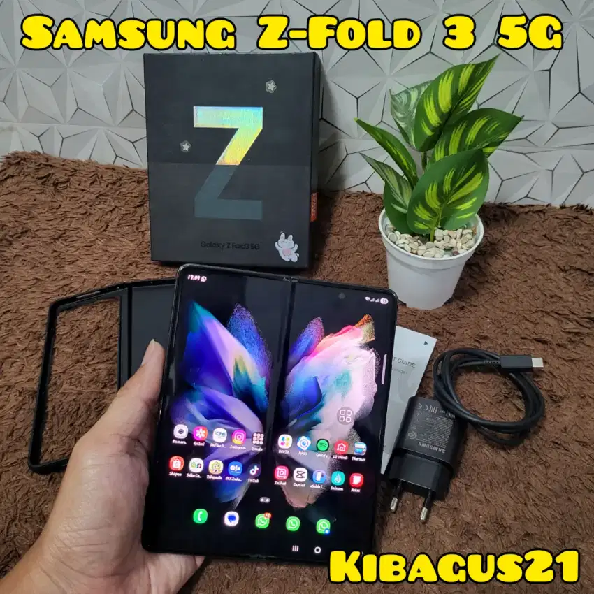 Samsung Galaxy Zfold 3 RAM 12/512GB Fullset ORI SEIN MURAH