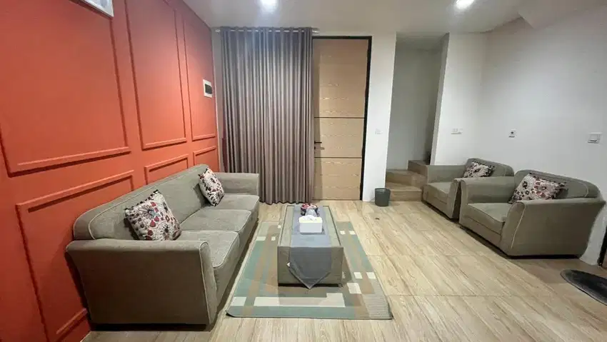 Dijual 1 Set Sofa + Meja Tamu Lengkap