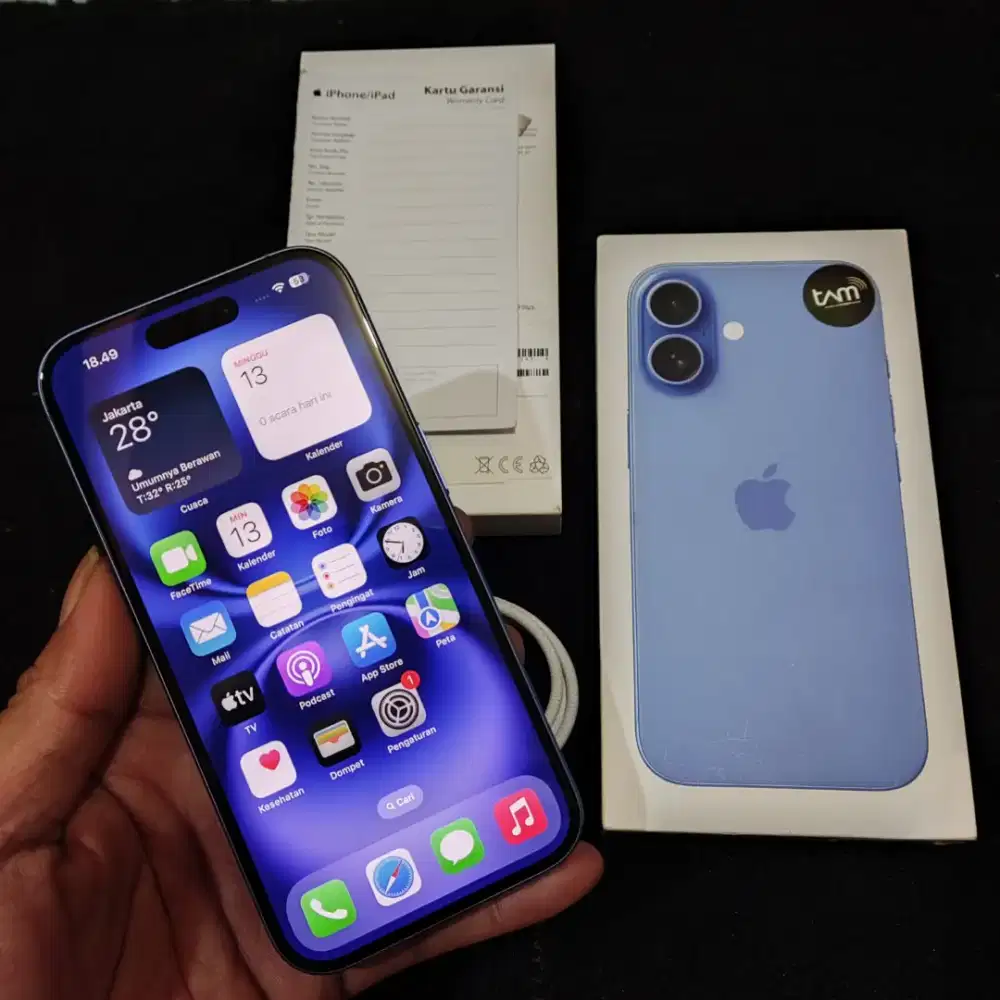 Iphone 16 128Gb Ibox Like New Fullset Ori