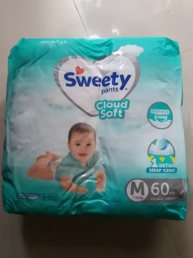 Sweety Pants Cloud Soft M-60pcs