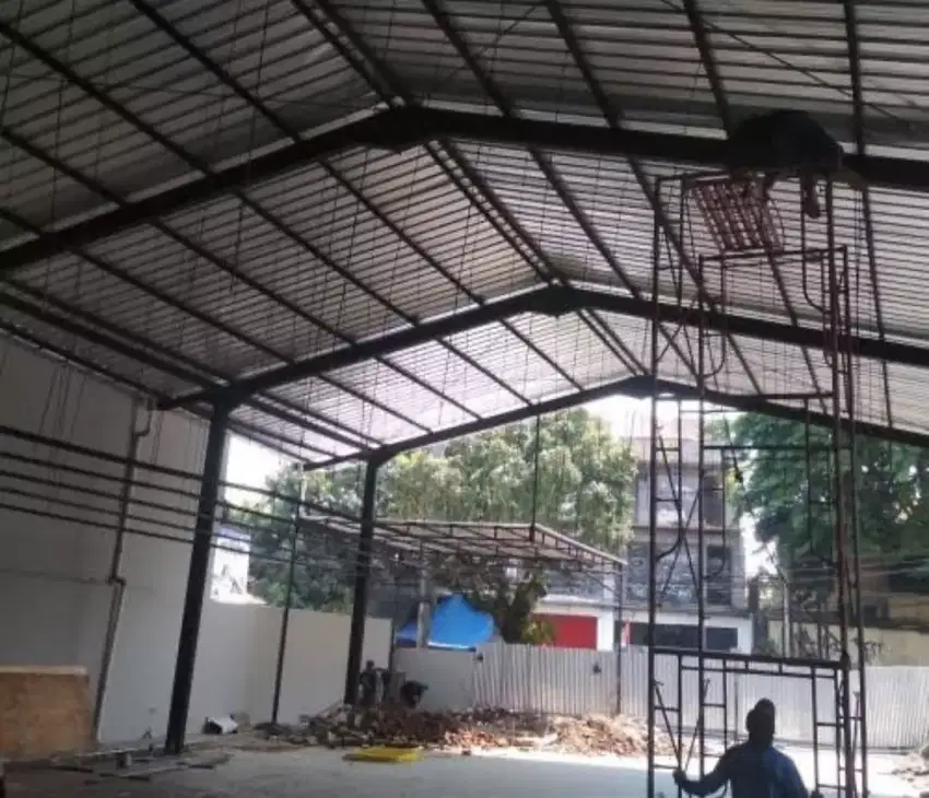 Kusen aluminium bongkar pasang atap dll