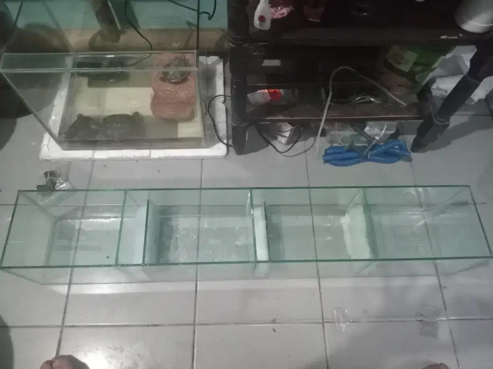 Talang ikan kaca ukuran 90cm