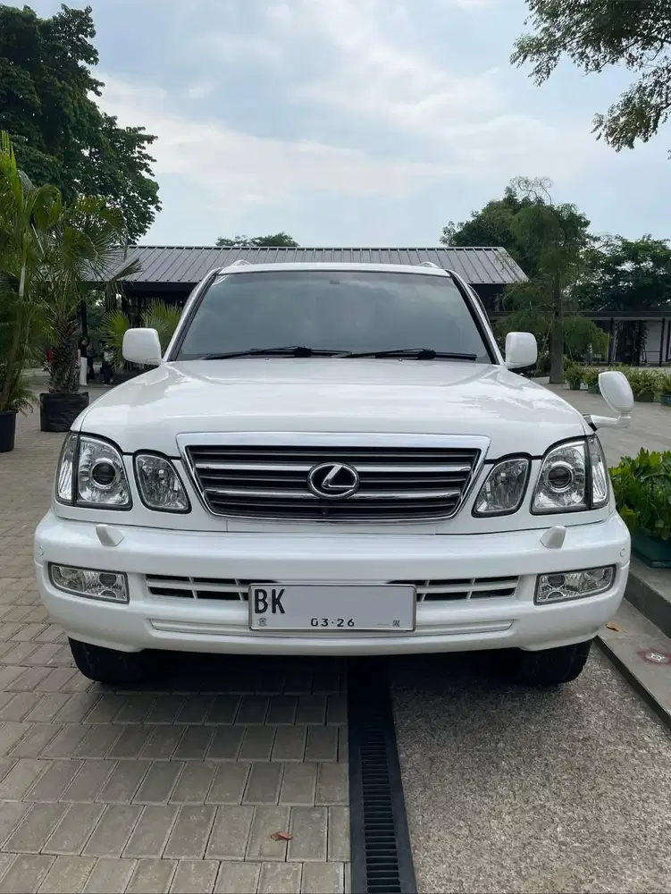 Lexus LX470 2004 White putih JDM spec Lexus LX 470 2005 Cygnus jual bu