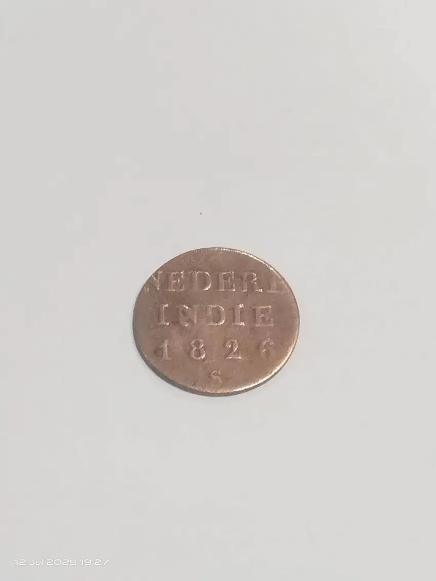 Dijual Koin Kuno Nederl Indie 1826 (Sangat Langka)