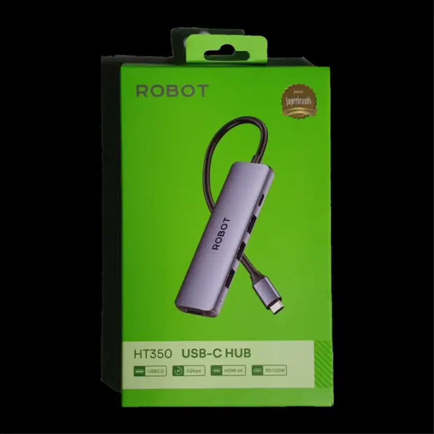 USB TIPE C HUB HT 350 5 in 1 merk ROBOT