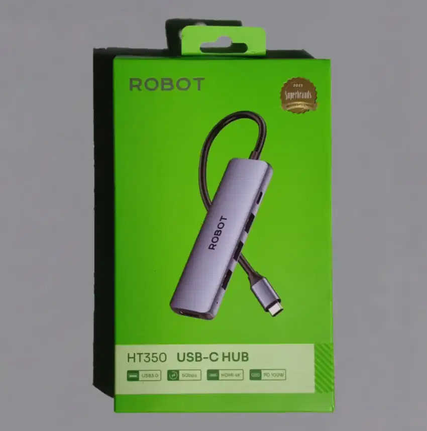 USB TIPE C HUB HT 350 5 in 1 merk ROBOT