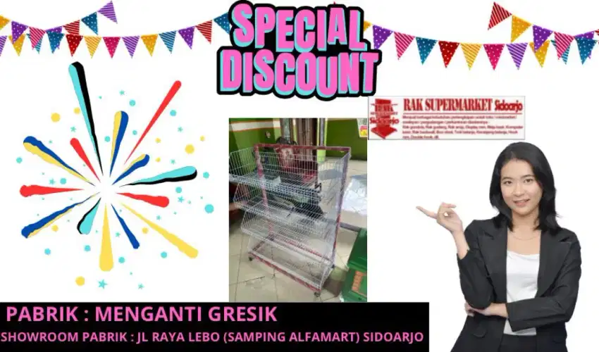 Rak minimarket Gondola