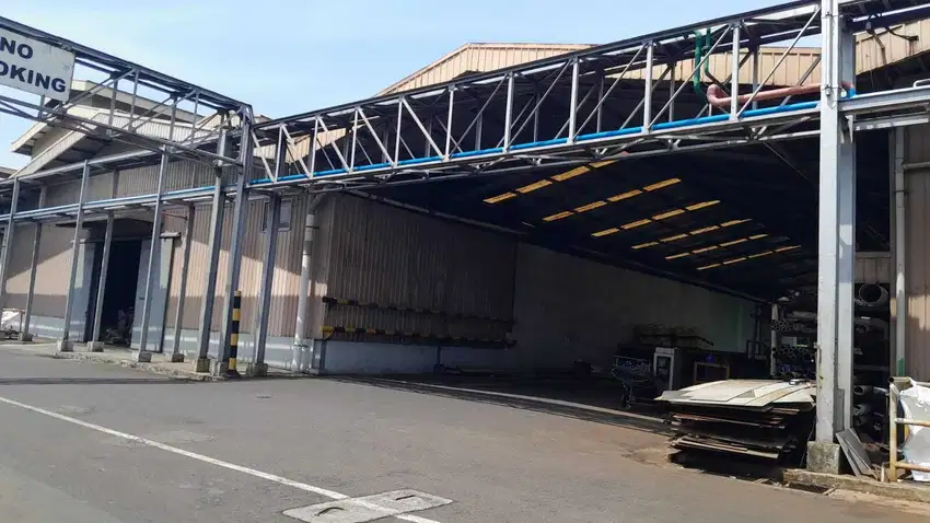 Dijual Tanah & Bangunan Pabrik Aktif di Kawasan Jababeka Cikarang