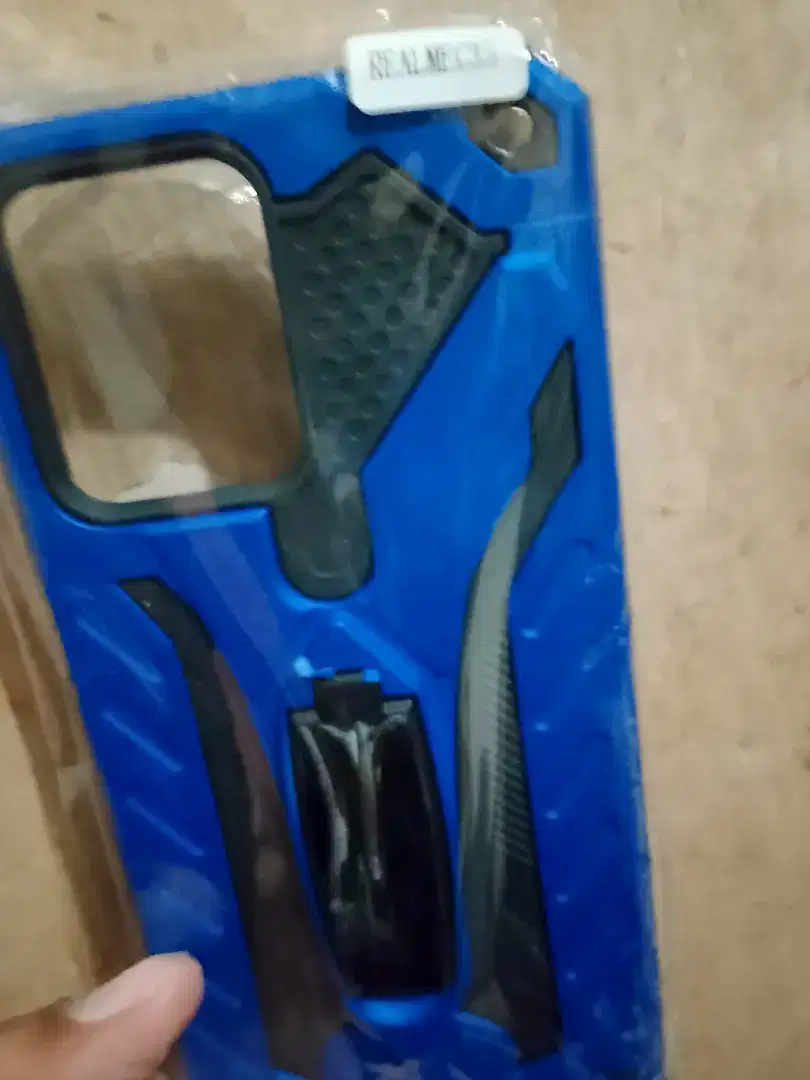 Case dan tempered glass realme c35