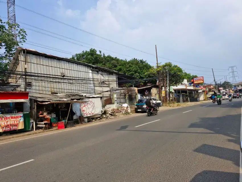 Dijual tanah di jalan besar Aria Putra, Ciputat