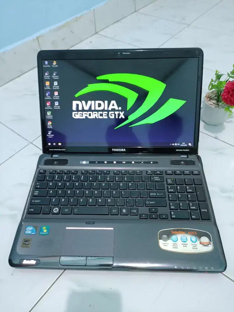 Laptop Toshiba Core i7 Gamer Editing Ram 10GB Nvidia