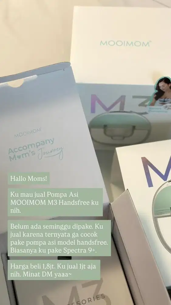 PUMPING MOOIMOM M3 HANDSFREE