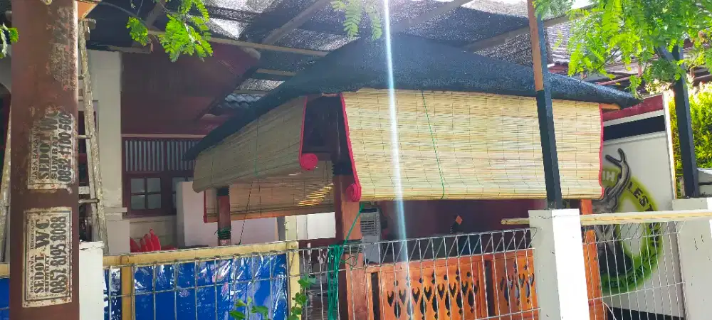 tirai tangga kursi bambu dll