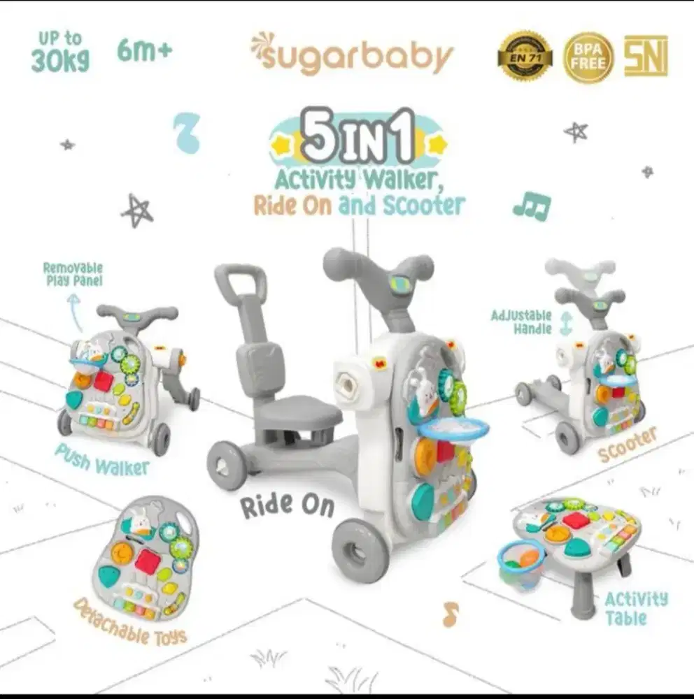 Baby Walker 5in1 Sugarbaby