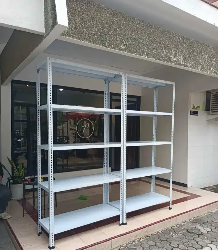 Rak siku besi 5 susun serbaguna