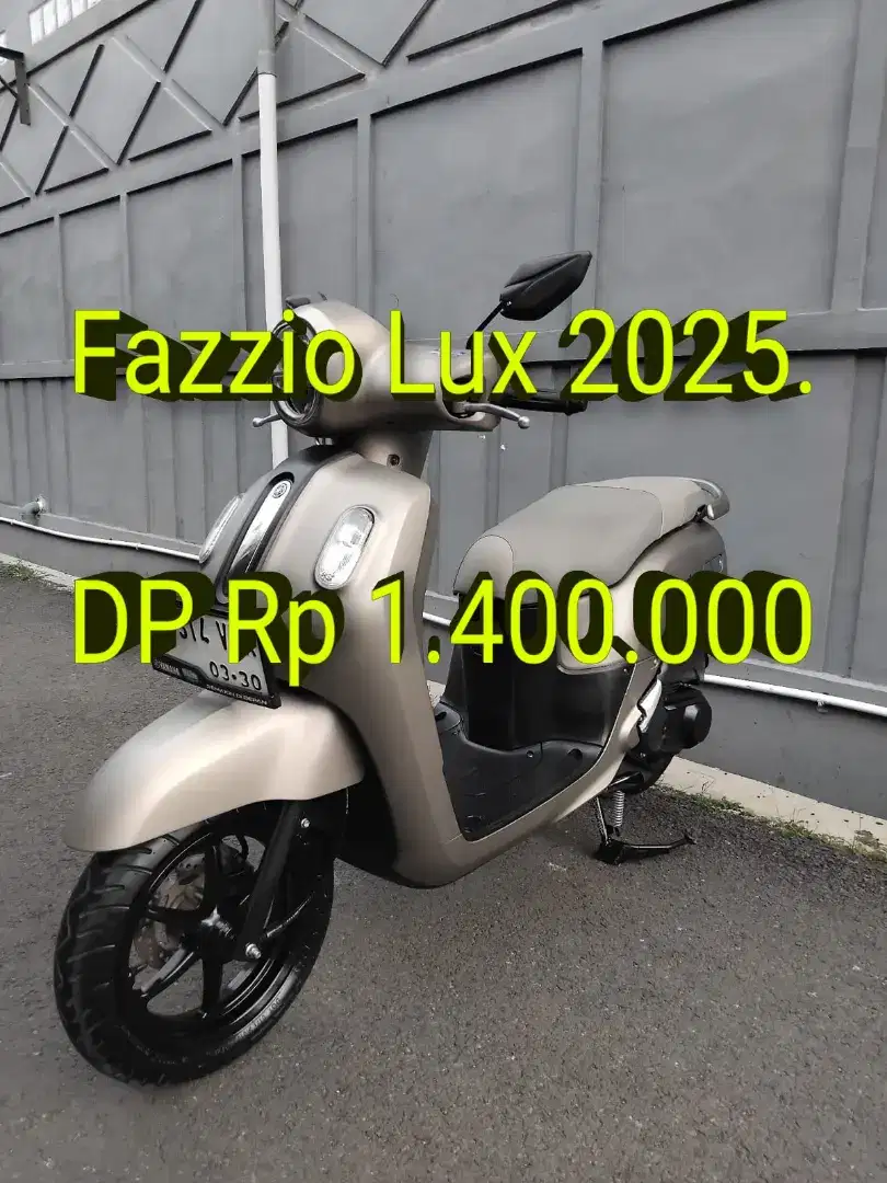 Fazzio Lux 2025. Pajak Panjang. Simpanan. Like New. Cash/Kredit/TT