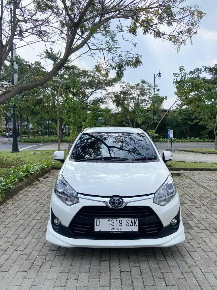 TOYOTA AGYA G AT 1.2 PUTIH 2018 BANDUNG MATIC