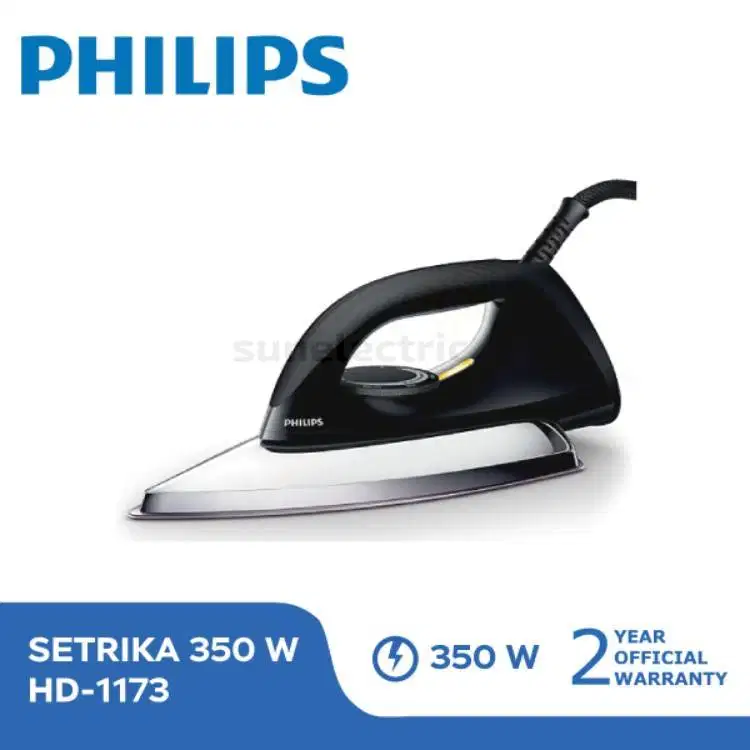 SETRIKA PHILIPS HD 1173 CLASSIC - HITAM
