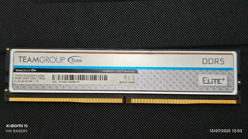 Ram team plus 16gb ddr5
