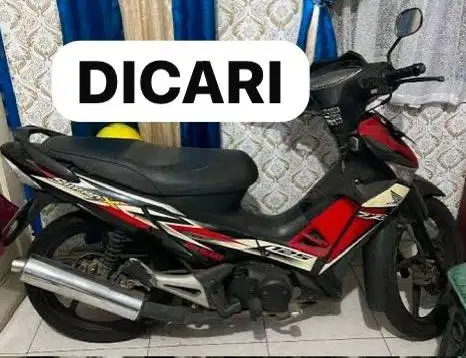 Di Cari Supra X 125 Double Disk DD Tahun 2013 Karbu 2014