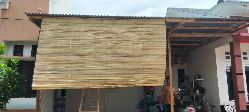 tirai tangga lipat kursi bambu dll