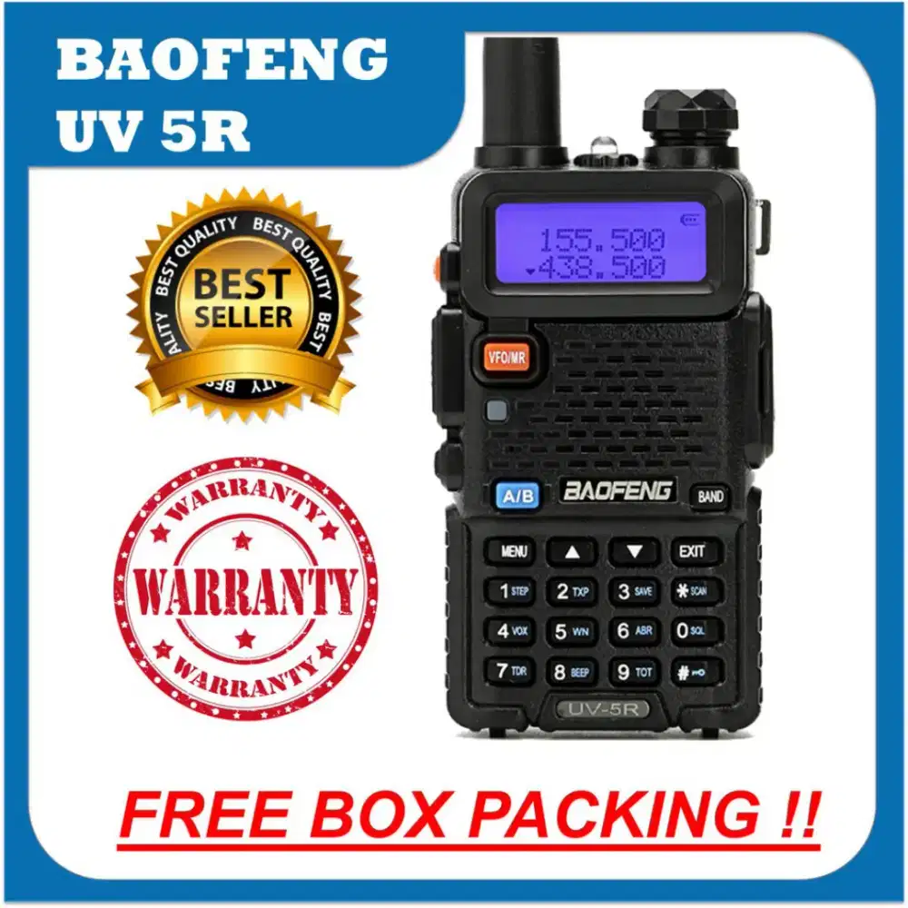HT BAOFENG UV5R
5Watt BARU
