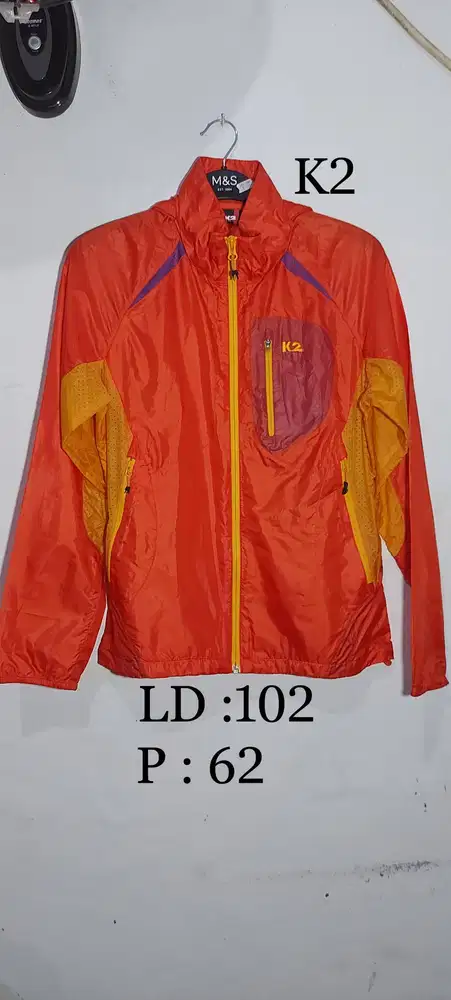 Jacket Outdoor K2 Windbreaker || Jaket Unisex Pria Wanita