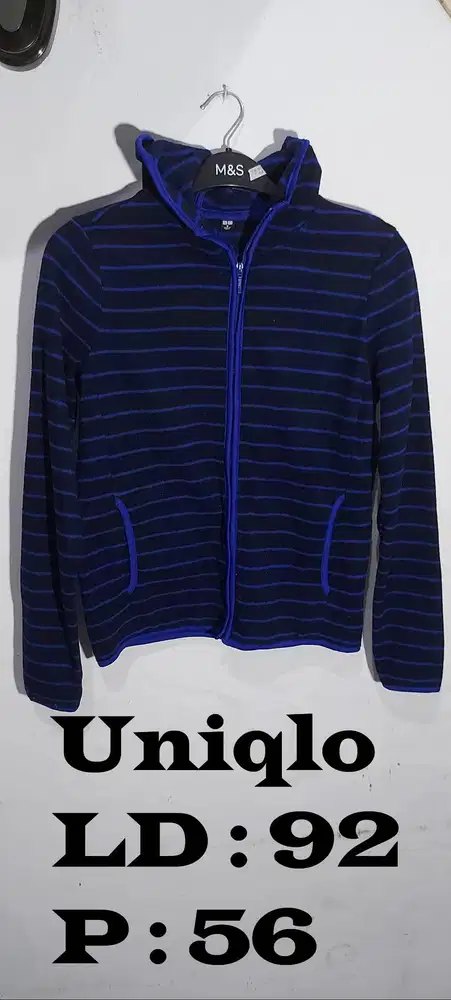 Jaket Uniqlo Hoodie Zipper || Jaket Wanita