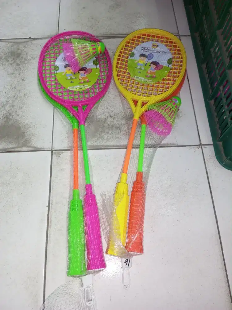 Mainan Anak raket badminton plastik