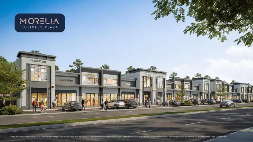 Di Jual Ruko MORELIA Business Plaza Tipe Monaco